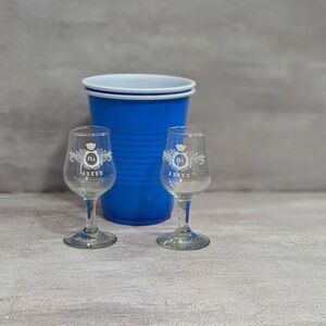 Madero XXXXX stemmed liqueur shot glass - Set of 2